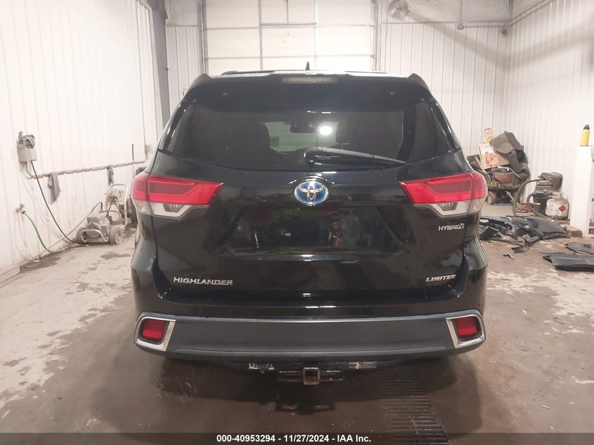 2017 TOYOTA HIGHLANDER HYBRID LIMITED PLATINUM - 5TDDGRFH8HS031312