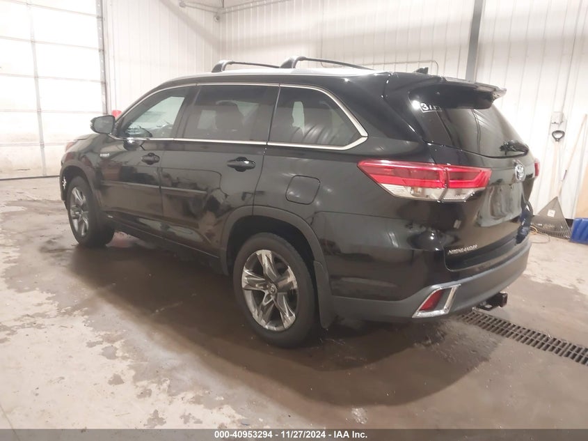2017 TOYOTA HIGHLANDER HYBRID LIMITED PLATINUM - 5TDDGRFH8HS031312