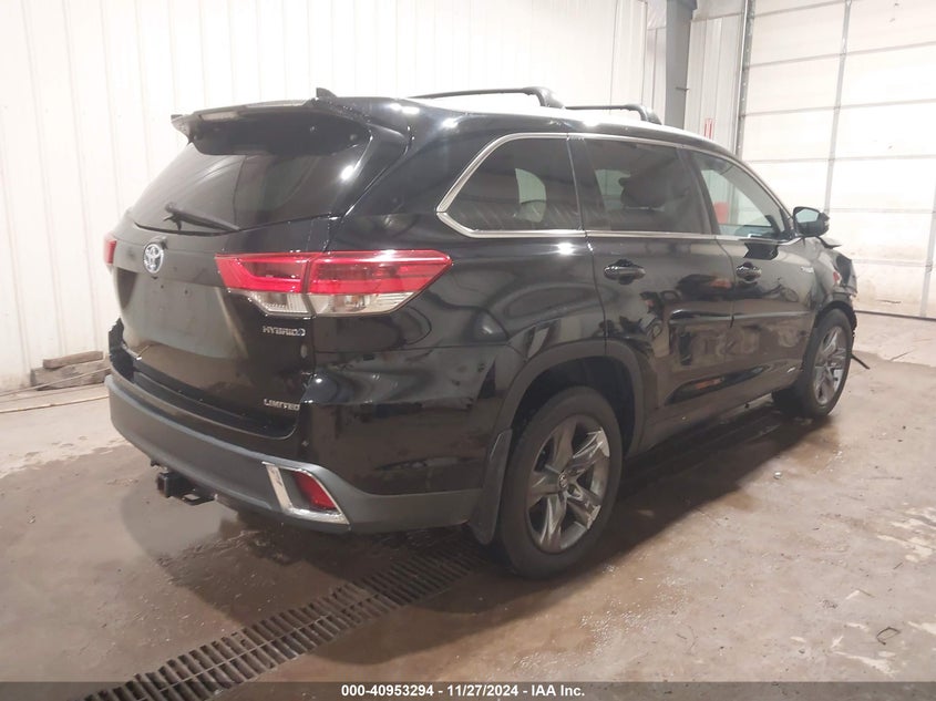 2017 TOYOTA HIGHLANDER HYBRID LIMITED PLATINUM - 5TDDGRFH8HS031312