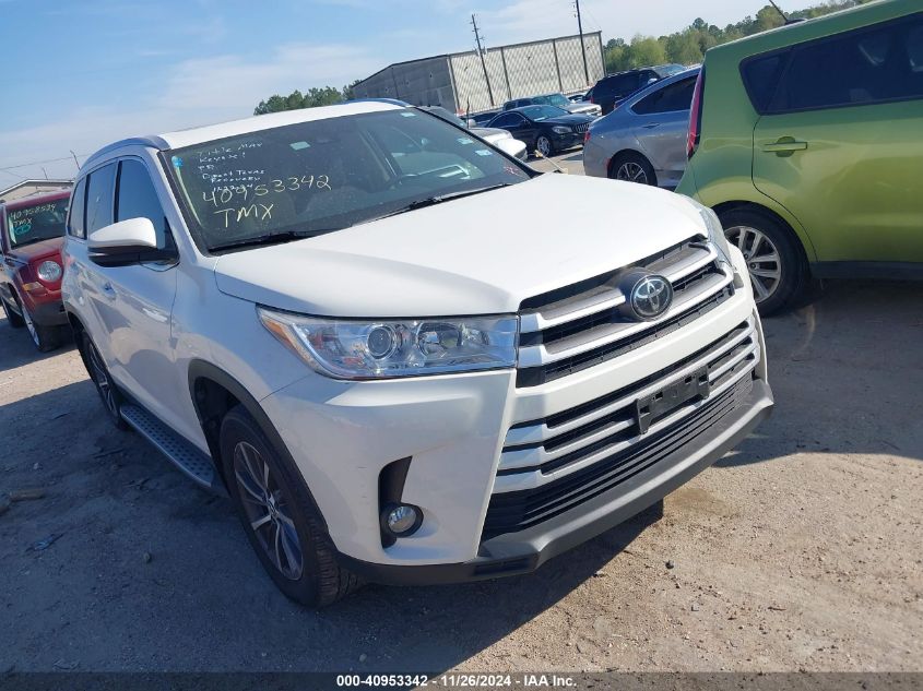 2019 TOYOTA HIGHLANDER XLE - 5TDKZRFH0KS555918