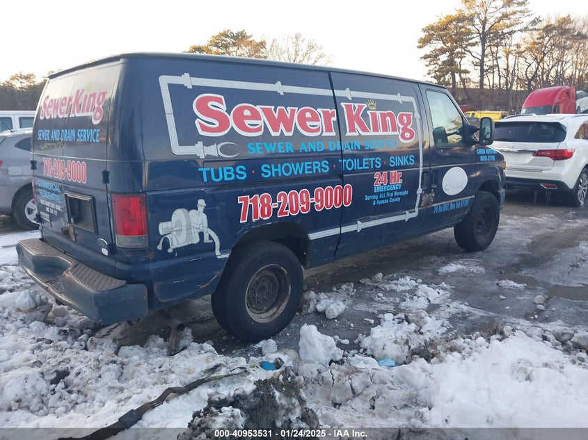 Vin: 1ftne2ew0ddb33162, lot: 41443326, ford e-250 commercial 20134