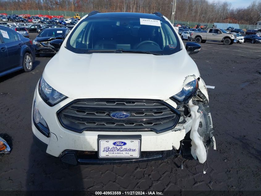 VIN MAJ6S3JL1NC470290 2022 Ford Ecosport, Ses no.12