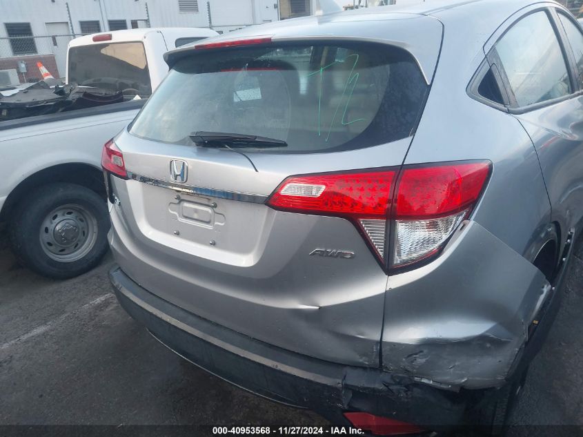 2020 Honda Hr-V Awd Lx VIN: 3CZRU6H33LM721969 Lot: 40953568