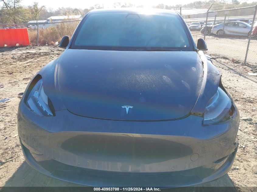 2021 Tesla Model Y Long Range Dual Motor All-Wheel Drive VIN: 5YJYGAEE5MF179653 Lot: 40953708