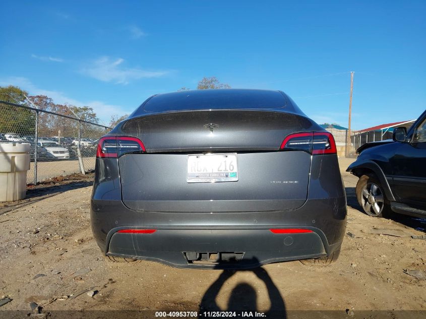 2021 Tesla Model Y Long Range Dual Motor All-Wheel Drive VIN: 5YJYGAEE5MF179653 Lot: 40953708