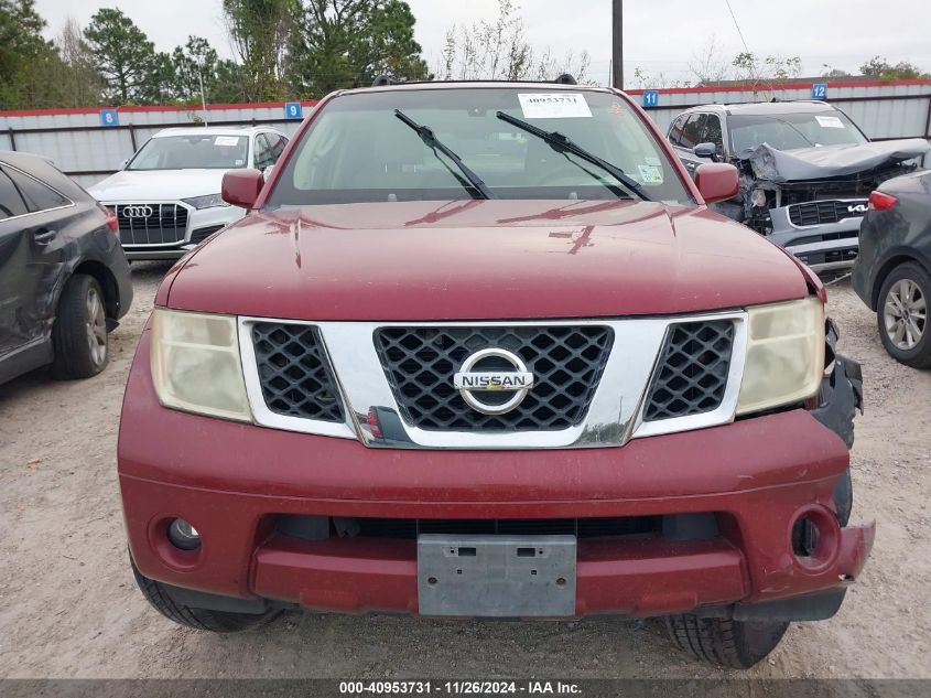 2006 Nissan Pathfinder Se VIN: 5N1AR18U66C629188 Lot: 40953731