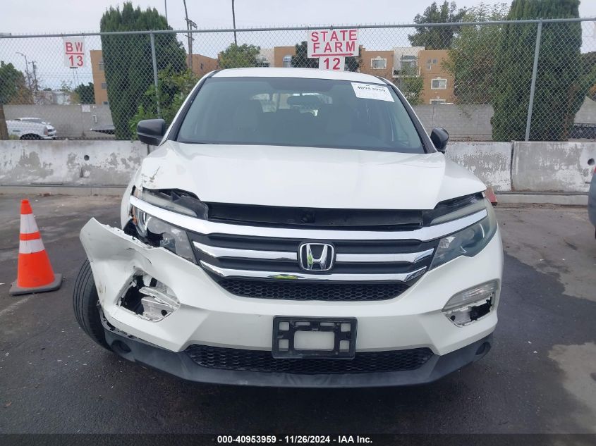 VIN 5FNYF5H13GB002767 2016 Honda Pilot, LX no.12