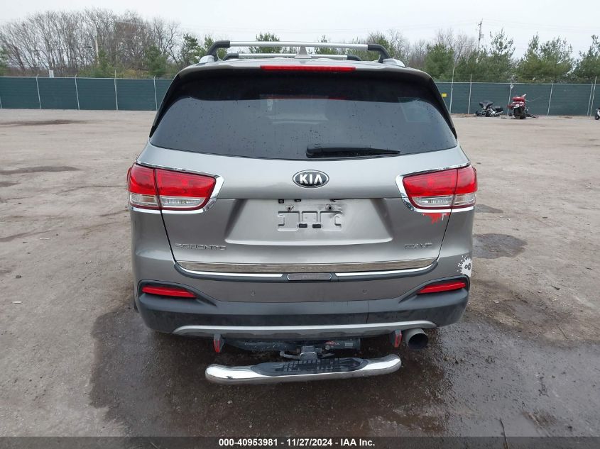 2016 Kia Sorento 3.3L Ex VIN: 5XYPHDA54GG101846 Lot: 40953981