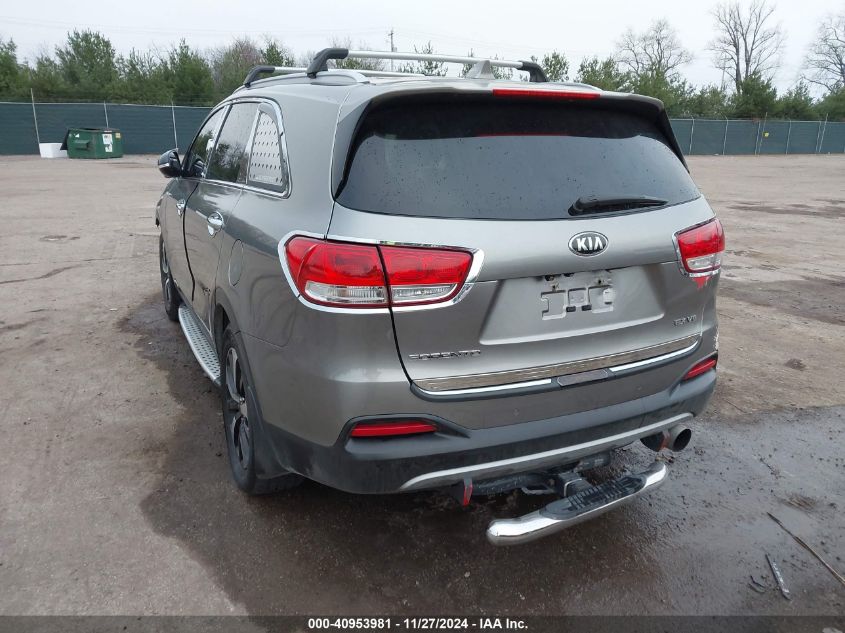 VIN 5XYPHDA54GG101846 2016 KIA Sorento, 3.3L Ex no.3