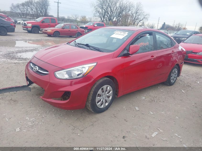 VIN KMHCT4AE4FU890778 2015 Hyundai Accent, Gls no.2