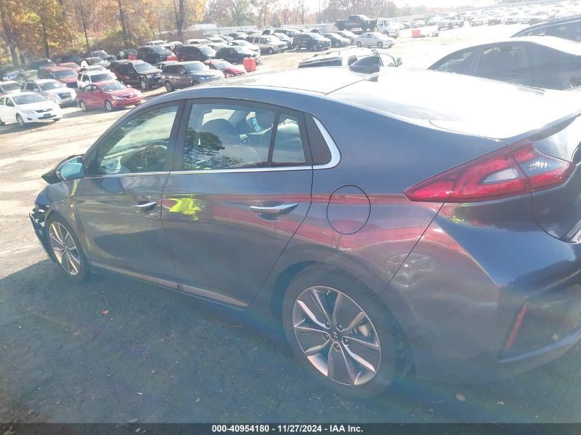 VIN KMHC05LC0JU083970 2018 HYUNDAI IONIQ HYBRID LIMITED