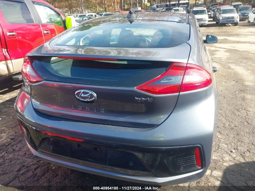 2018 Hyundai Ioniq Hybrid Limited VIN: KMHC05LC0JU083970 Lot: 40954180