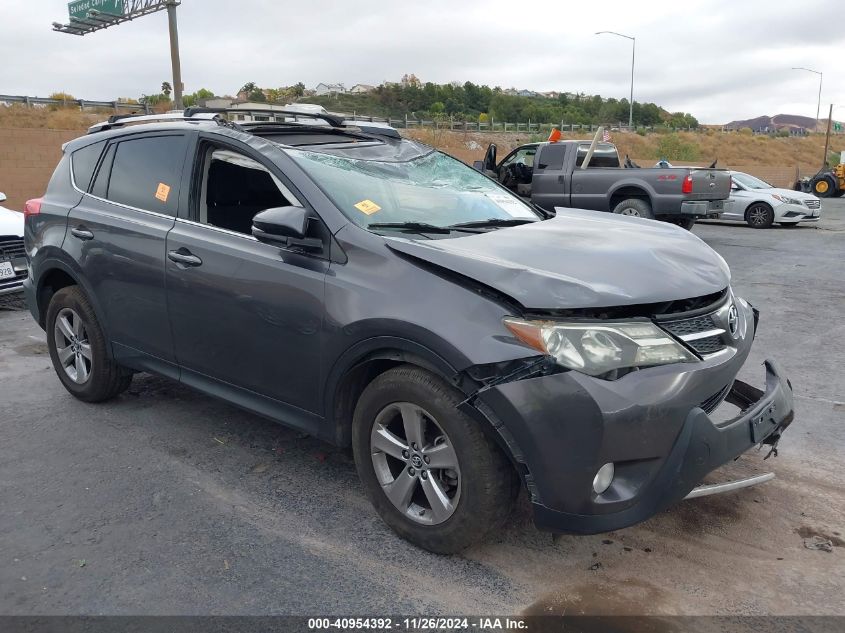 VIN 2T3WFREV4FW207173 2015 Toyota RAV4, Xle no.1