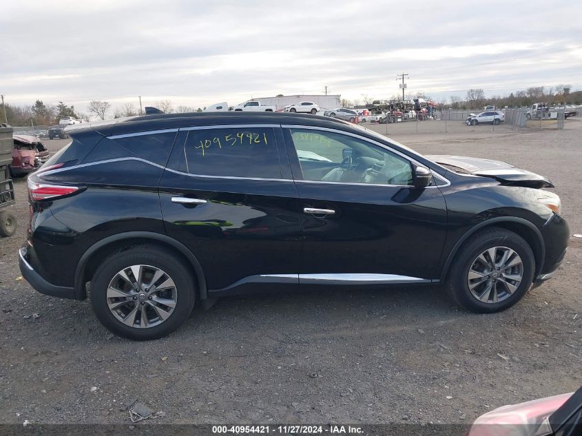 2018 Nissan Murano Sv VIN: 5N1AZ2MH8JN105360 Lot: 40954421