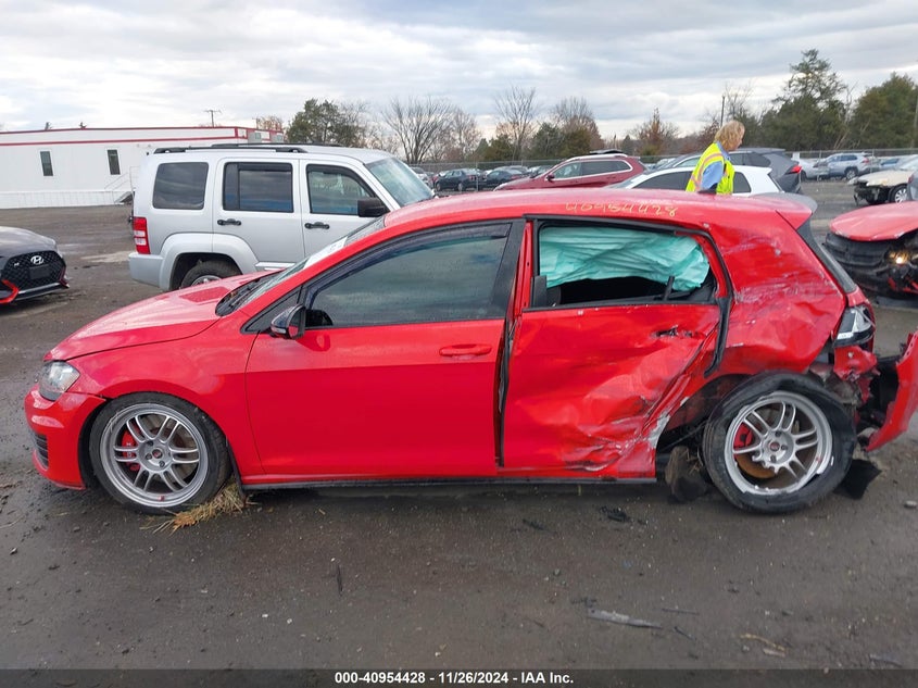 2017 VOLKSWAGEN GOLF GTI AUTOBAHN 4-DOOR/S 4-DOOR/SE 4-DOOR/SPORT 4-DOOR - 3VW447AU0HM049303