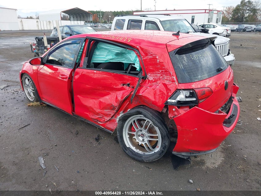 2017 VOLKSWAGEN GOLF GTI AUTOBAHN 4-DOOR/S 4-DOOR/SE 4-DOOR/SPORT 4-DOOR - 3VW447AU0HM049303