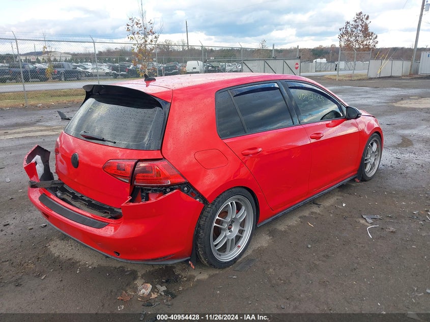2017 VOLKSWAGEN GOLF GTI AUTOBAHN 4-DOOR/S 4-DOOR/SE 4-DOOR/SPORT 4-DOOR - 3VW447AU0HM049303