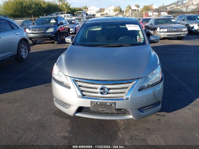 2014 Nissan Sentra Sv VIN: 3N1AB7AP5EY302600 Lot: 40954505