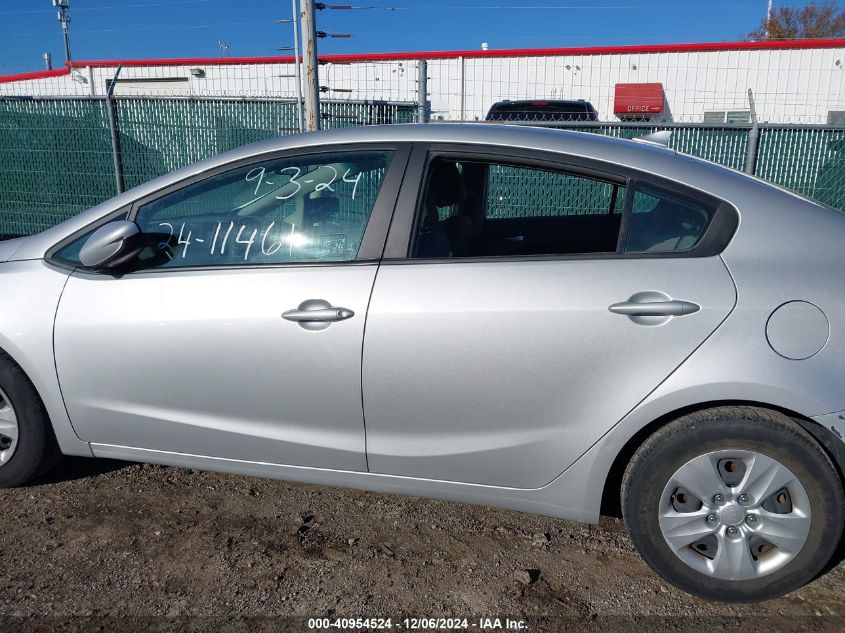 2017 Kia Forte Lx VIN: 3KPFK4A79HE072180 Lot: 40954524