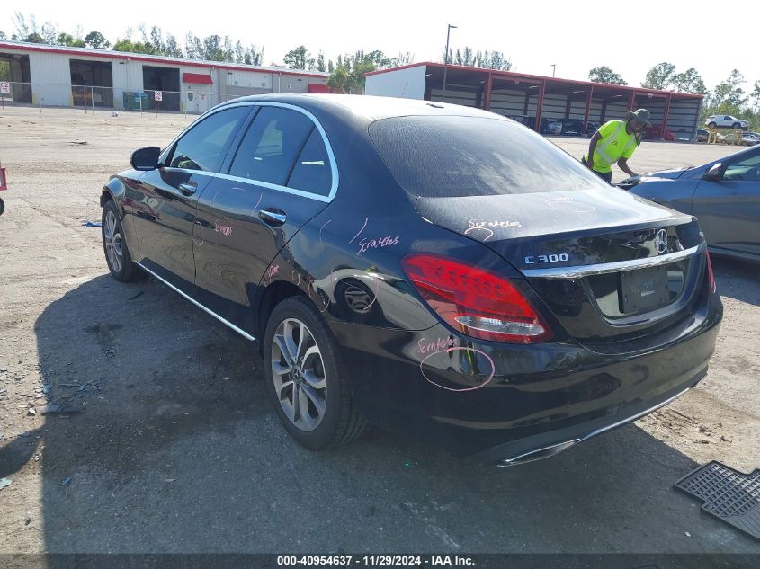 VIN 55SWF4KB8JU262848 2018 MERCEDES-BENZ C 300 no.3