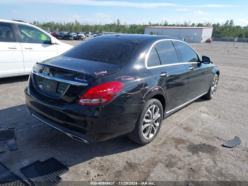 VIN 55SWF4KB8JU262848 2018 MERCEDES-BENZ C 300 no.4