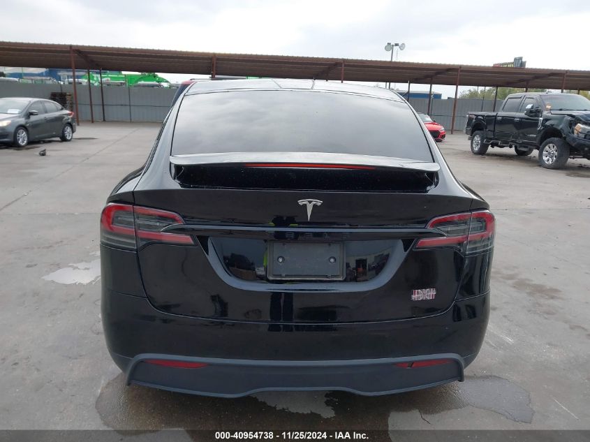 2023 Tesla Model X Plaid Tri Motor All-Wheel Drive VIN: 7SAXCBE63PF376320 Lot: 40954738