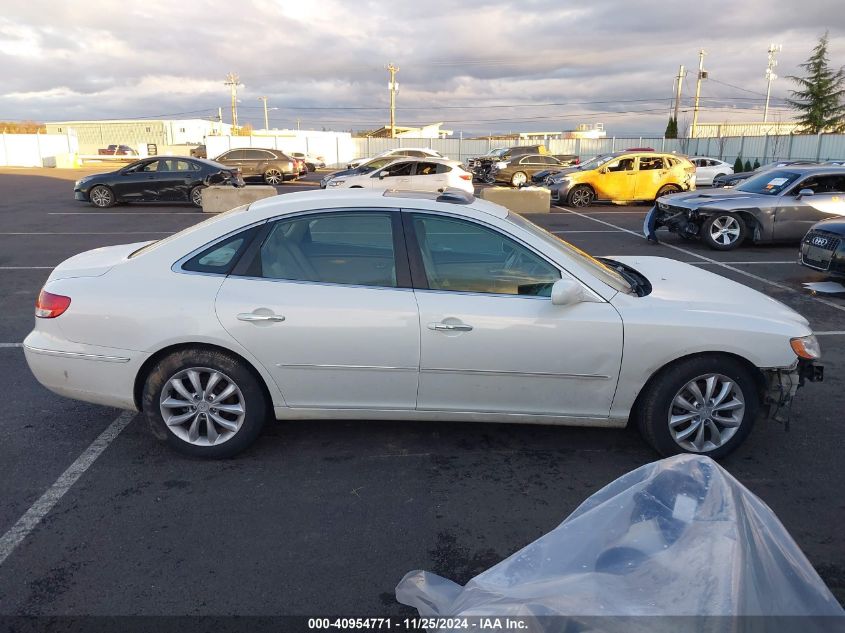 2006 Hyundai Azera Limited/Se VIN: KMHFC46F16A099074 Lot: 40954771