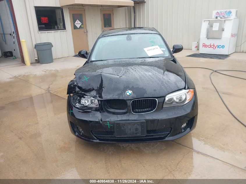 2013 BMW 128I VIN: WBAUP9C51DVS94474 Lot: 40954838