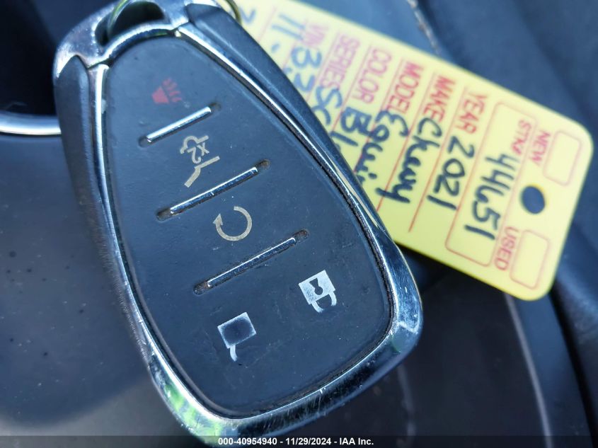 2021 Chevrolet Equinox Lt VIN: 3GNAXKEV5ML33908 Lot: 40954940