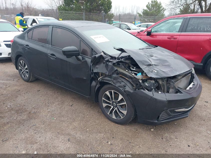 VIN 19XFB2F8XFE006563 2015 Honda Civic, EX no.1