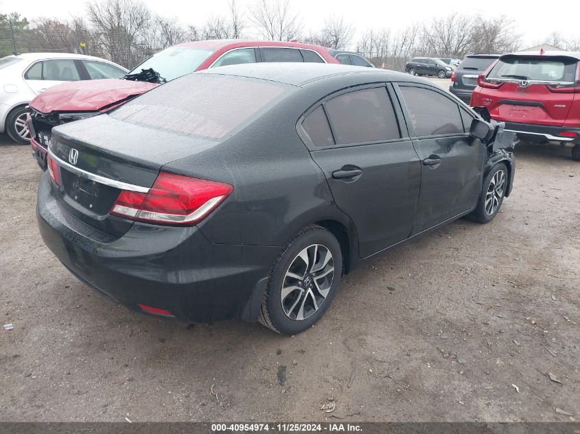 VIN 19XFB2F8XFE006563 2015 Honda Civic, EX no.4