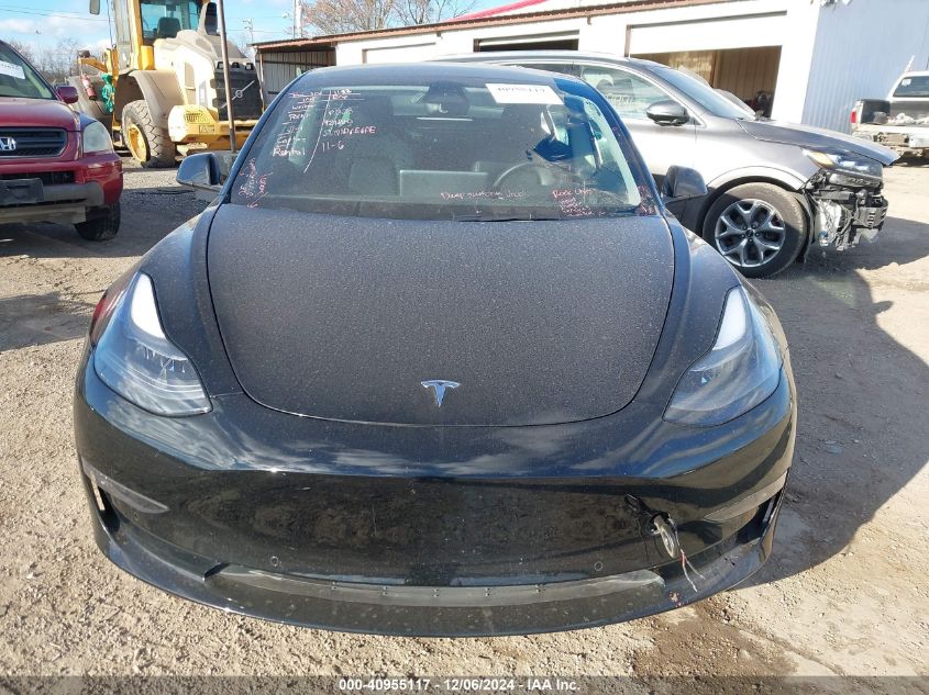 2022 Tesla Model 3 Long Range Dual Motor All-Wheel Drive VIN: 5YJ3E1EB9NF121889 Lot: 40955117