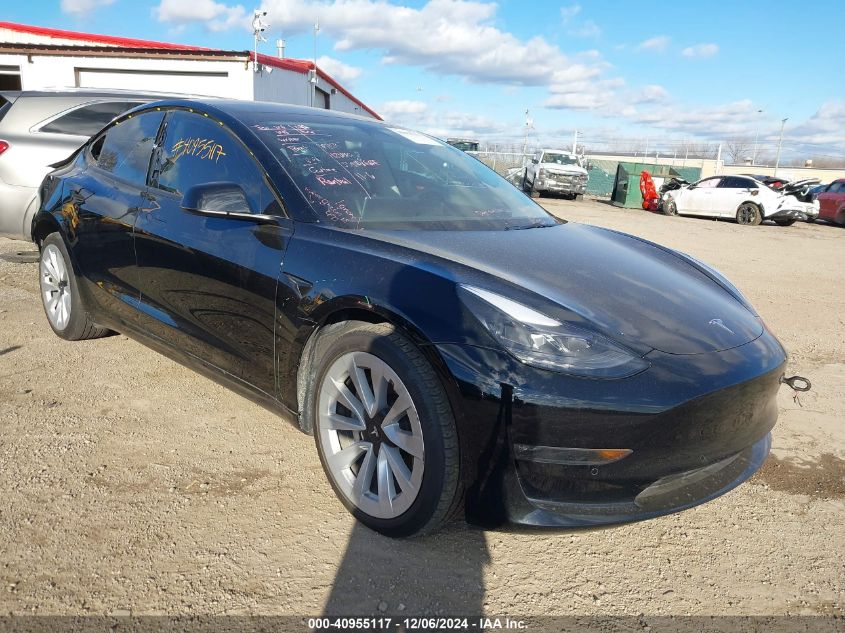 VIN 5YJ3E1EB9NF121889 2022 Tesla Model 3, Long Rang... no.1