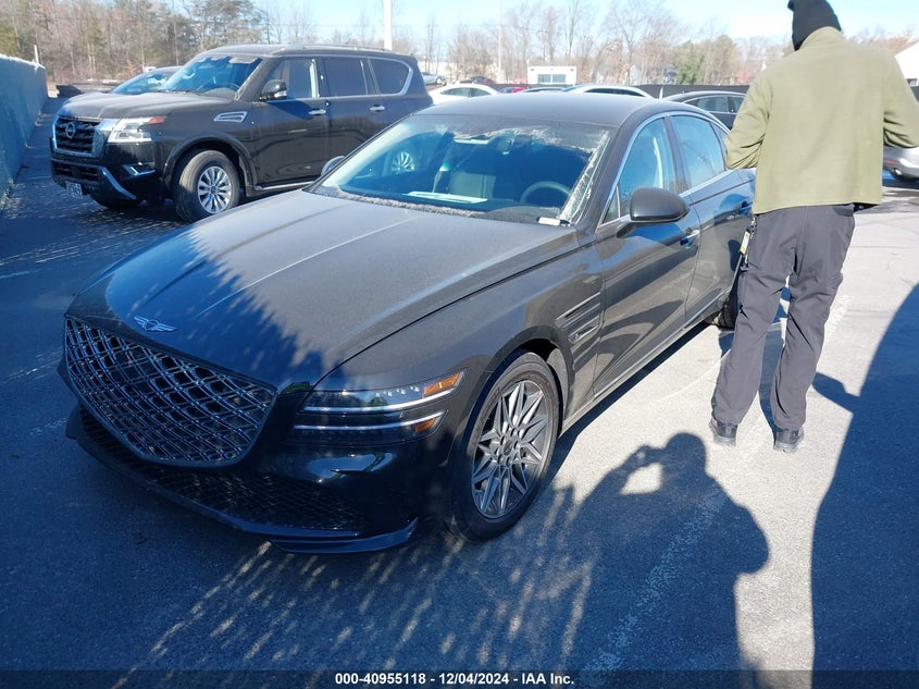 Vin: kmtga4sc9su265507, lot: 41444914, genesis g80 2.5t awd 20252