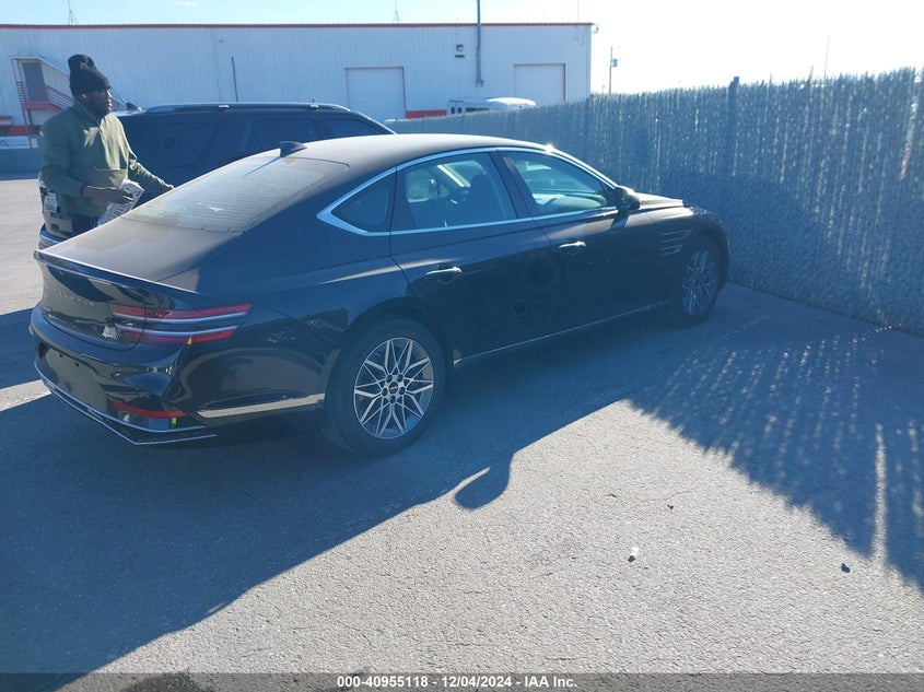 Vin: kmtga4sc9su265507, lot: 41444914, genesis g80 2.5t awd 20254