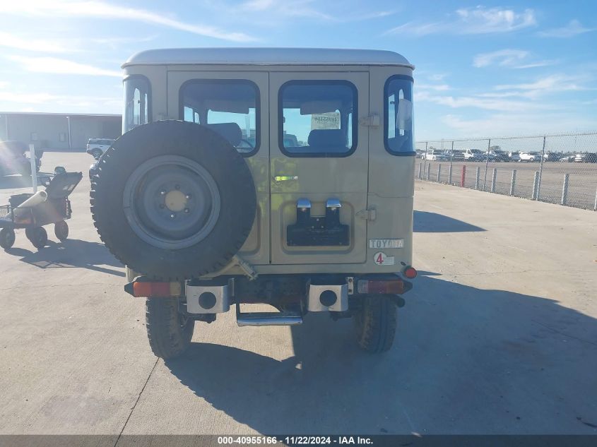 1981 Toyota Fj Cruiser VIN: FJ40333349 Lot: 40955166