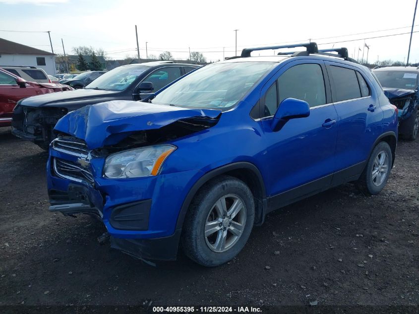 VIN KL7CJLSB3FB159292 2015 Chevrolet Trax, LT no.2