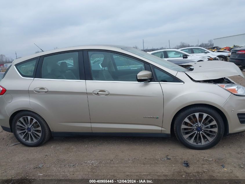 2018 Ford C-Max Hybrid Titanium VIN: 1FADP5DU0JL100712 Lot: 40955445