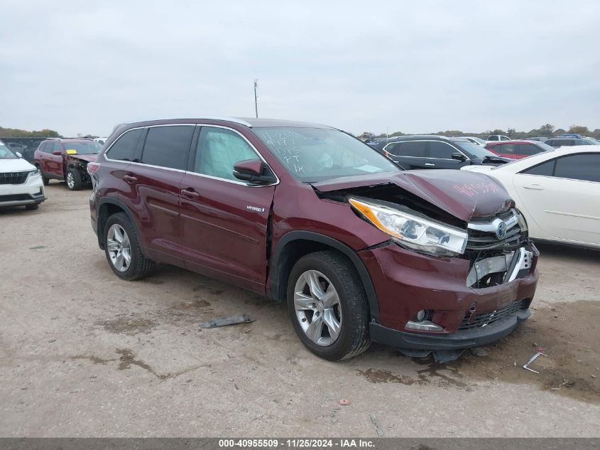 2014 TOYOTA HIGHLANDER HYBRID