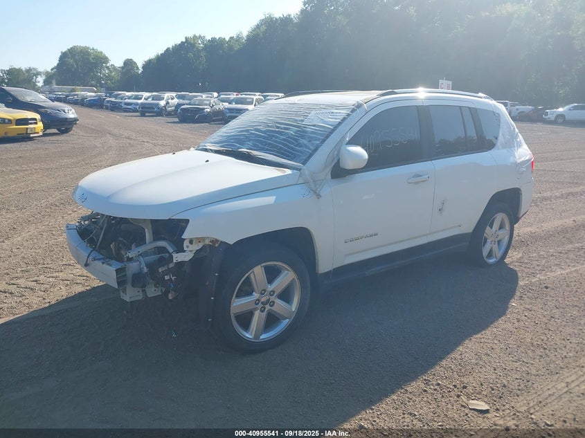 Vin: 1c4njcea1ed757639, lot: 41445337, jeep compass high altitude 20142