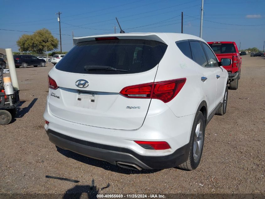 VIN 5NMZT3LB2JH063843 2018 HYUNDAI SANTA FE SPORT no.4