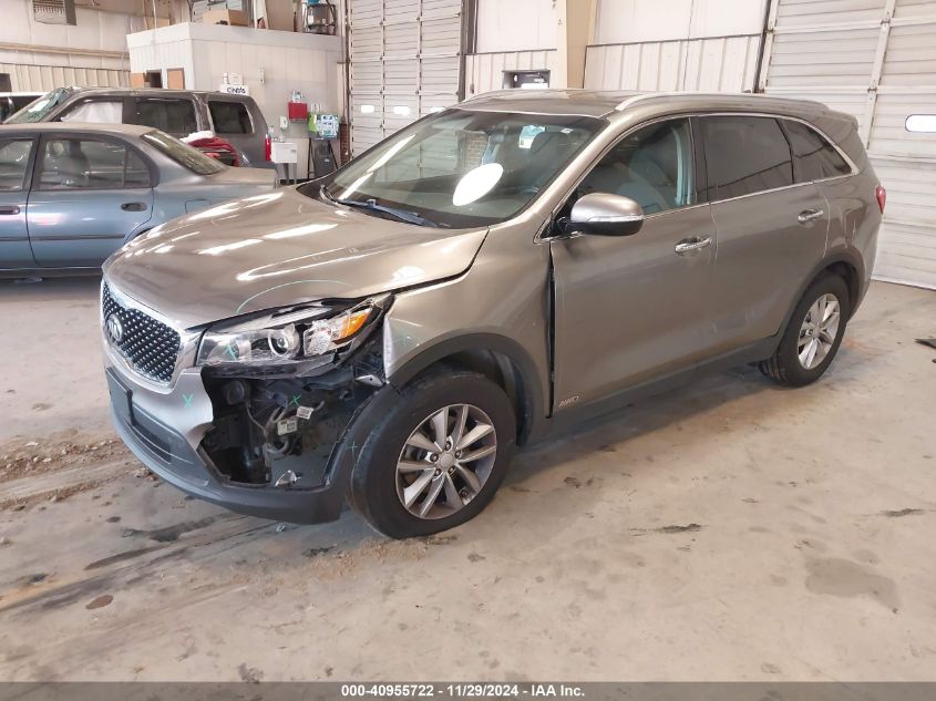 VIN 5XYPGDA33GG047246 2016 KIA Sorento, 2.4L Lx no.2