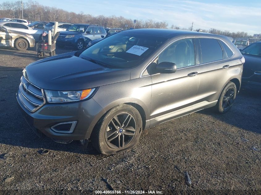 VIN 2FMTK4J99FBB40837 2015 FORD EDGE no.2