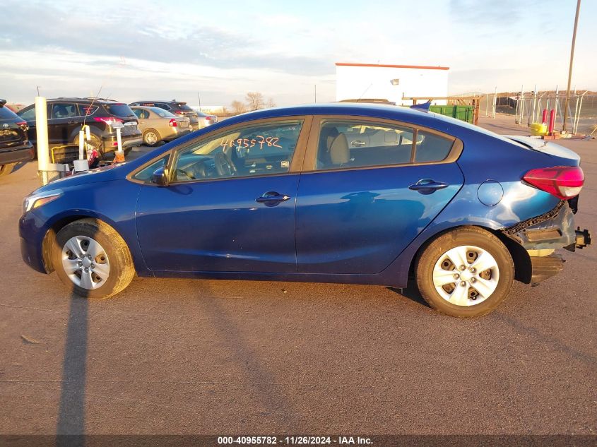 2018 Kia Forte Lx VIN: 3KPFL4A73JE247414 Lot: 40955782