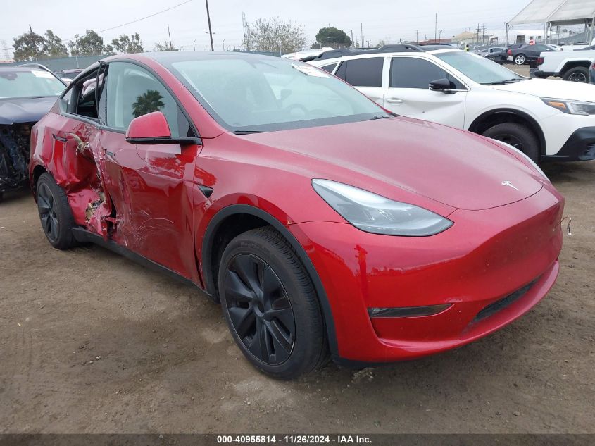 2024 TESLA MODEL Y LONG RANGE DUAL MOTOR ALL-WHEEL DRIVE - 7SAYGDEEXRF156459