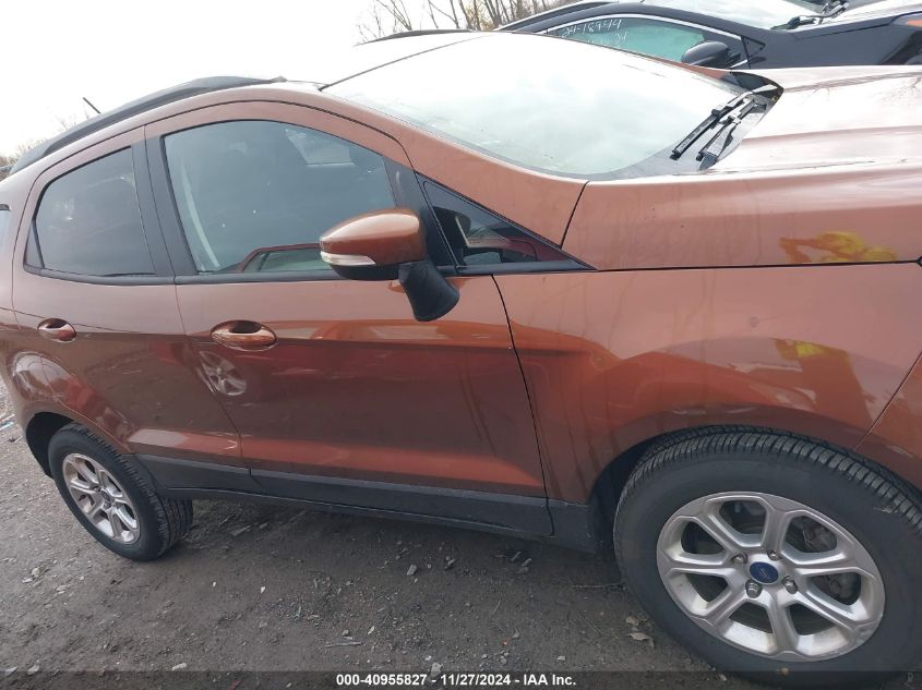 2019 Ford Ecosport Se VIN: MAJ3S2GE2KC299972 Lot: 40955827