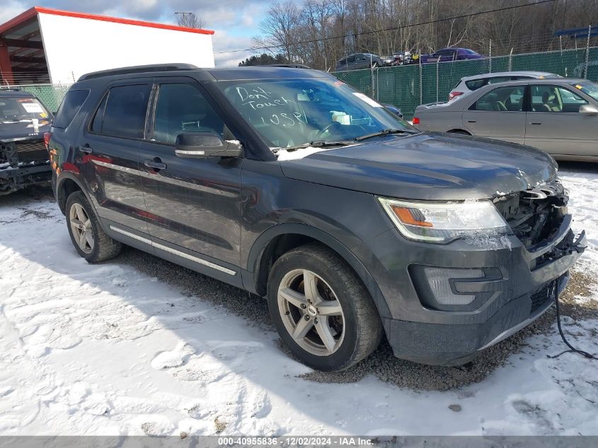 VIN 1FM5K8D80HGC46110 2017 FORD EXPLORER no.1