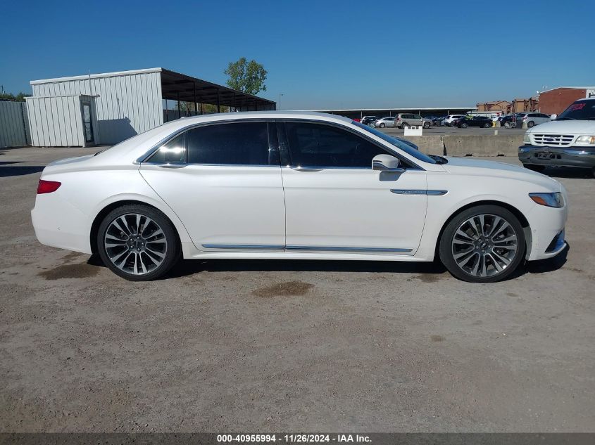 2017 Lincoln Continental Reserve VIN: 1LN6L9NC3H5629819 Lot: 40955994