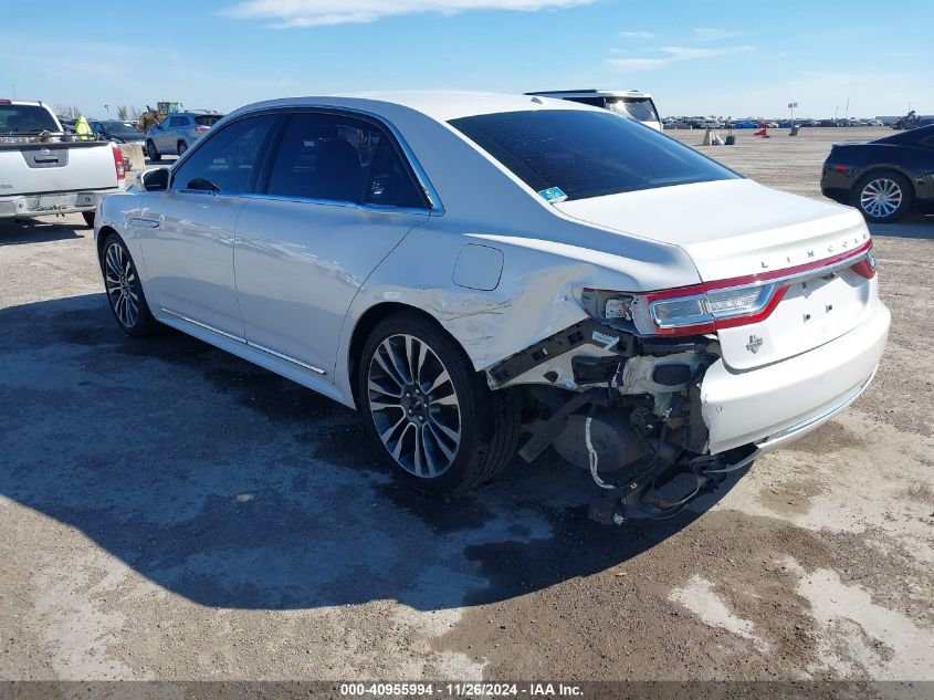 2017 Lincoln Continental Reserve VIN: 1LN6L9NC3H5629819 Lot: 40955994