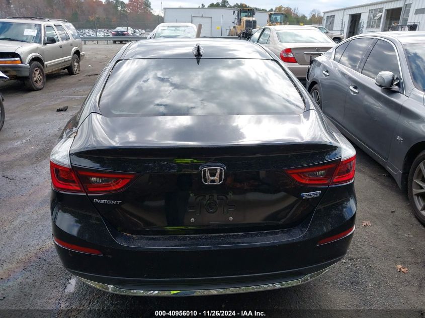 2019 Honda Insight Touring VIN: 19XZE4F98KE003230 Lot: 40956010